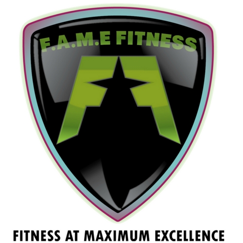 F.A.M.E Fitness Gym Logo
